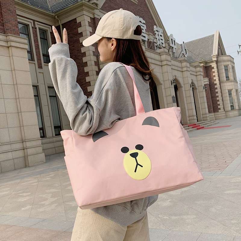 旅行バッグ くまさんフェイス トートバッグ