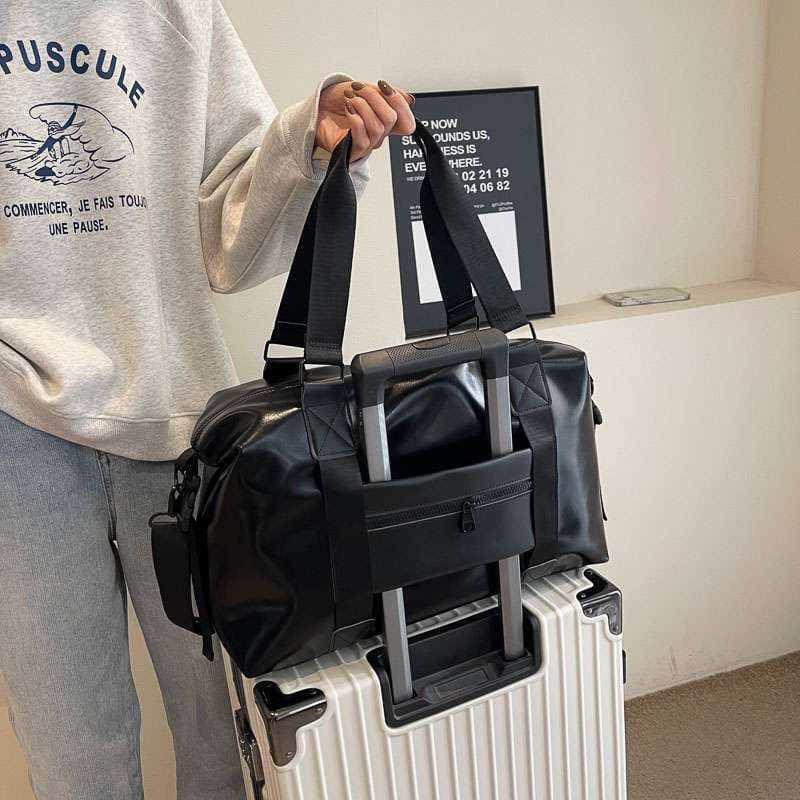 旅行バッグ 旅のお供 レザーボストンバッグ