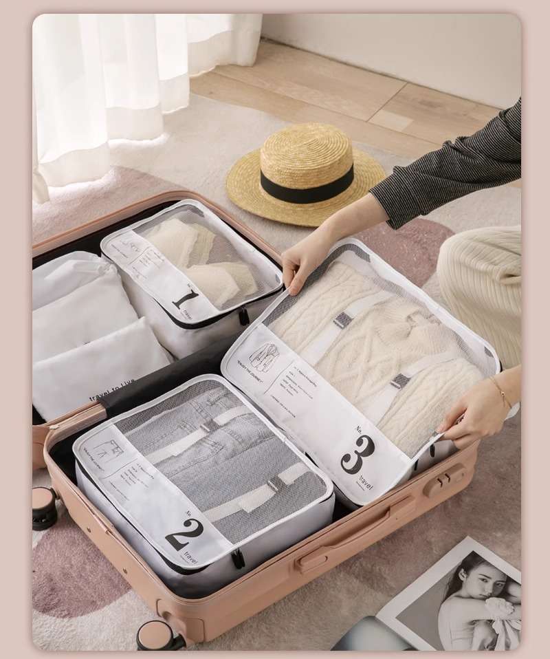 旅行バッグ 旅の達人 整理上手ポーチセット