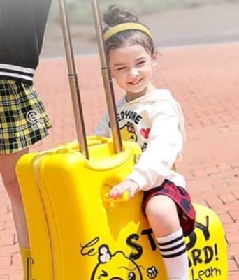 旅行バッグ 勉強応援アヒル型キャリーケース