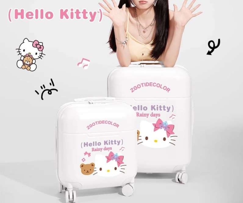 旅行バッグ キティちゃん柄スーツケース