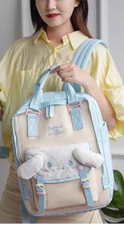 旅行バッグ もこもこウサギのかわいいリュック