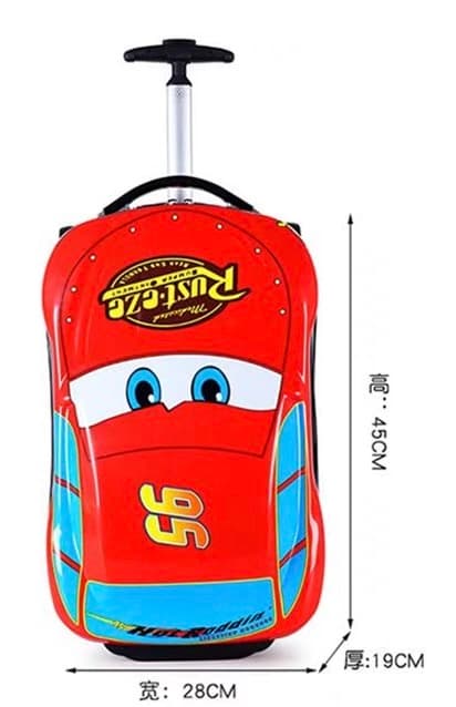 旅行バッグ 映画キャラクター風キッズトロリーバッグ