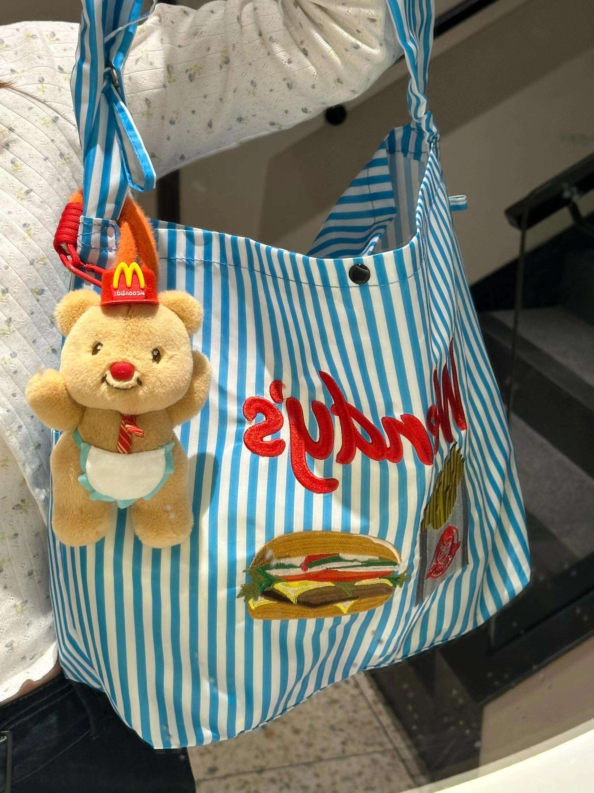 旅行バッグ ファストフード風ポップトート