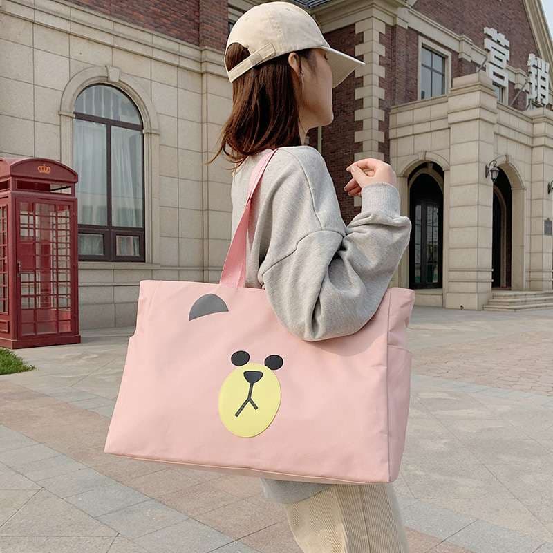 旅行バッグ くまさんフェイス トートバッグ