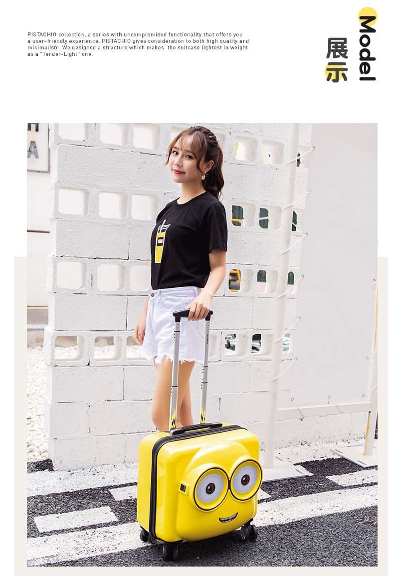 旅行バッグ ミニオンズ デザイン キャリーケース かわいい