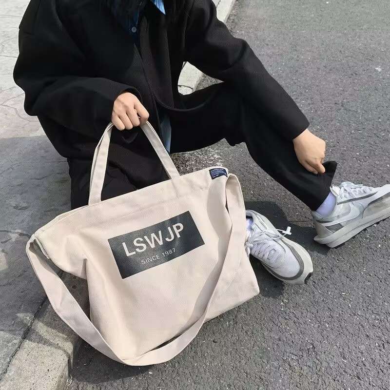 旅行バッグ ビンテージ風キャンバストート