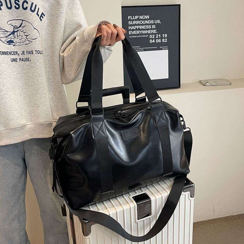 旅行バッグ 旅のお供 レザーボストンバッグ