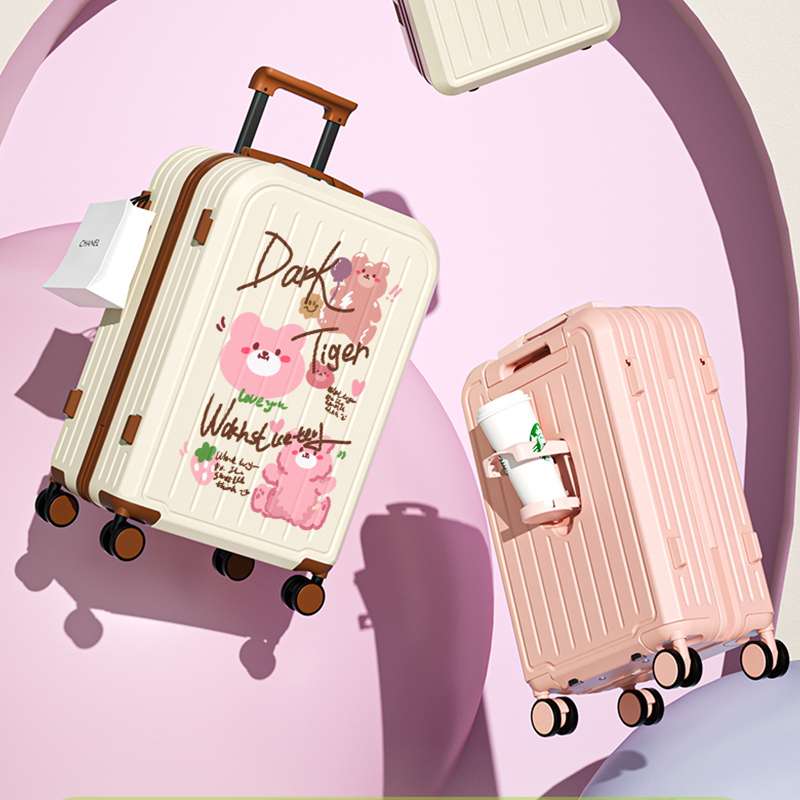 旅行バッグ かわいいクマさんのトラベルケース