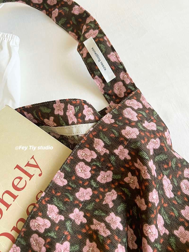 旅行バッグ レトロ花柄 優しさの携帯バッグ