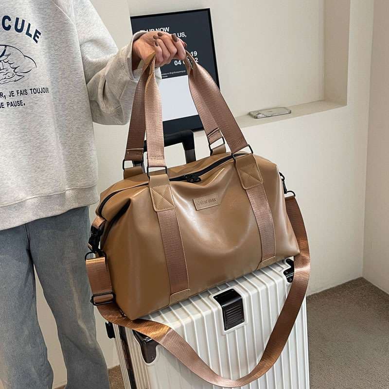 旅行バッグ 旅のお供 レザーボストンバッグ