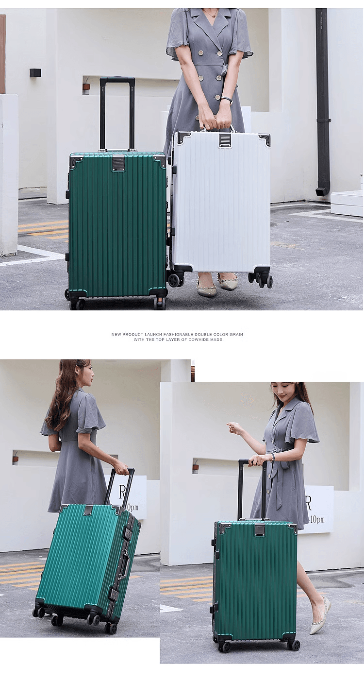 旅行バッグ 頑丈アルミ製スーツケース