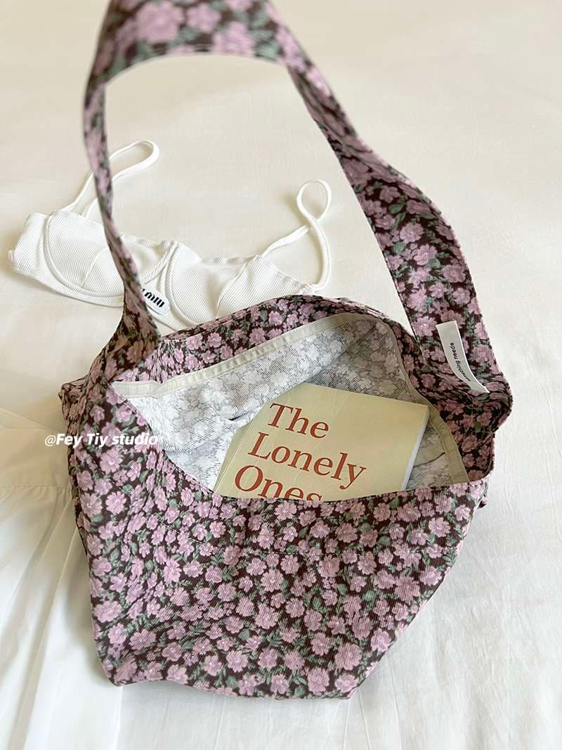 旅行バッグ レトロ花柄 優しさの携帯バッグ