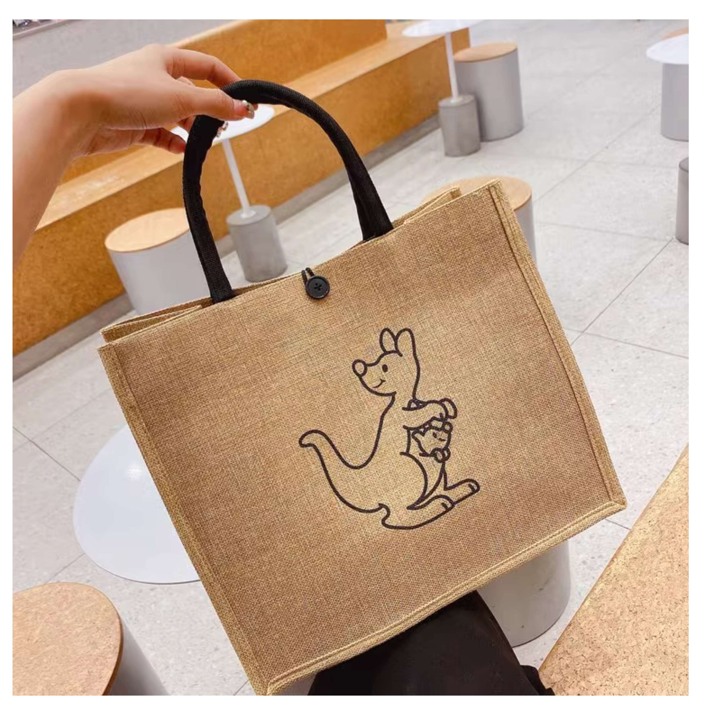 旅行バッグ 心くすぐるキャラクター柄トート