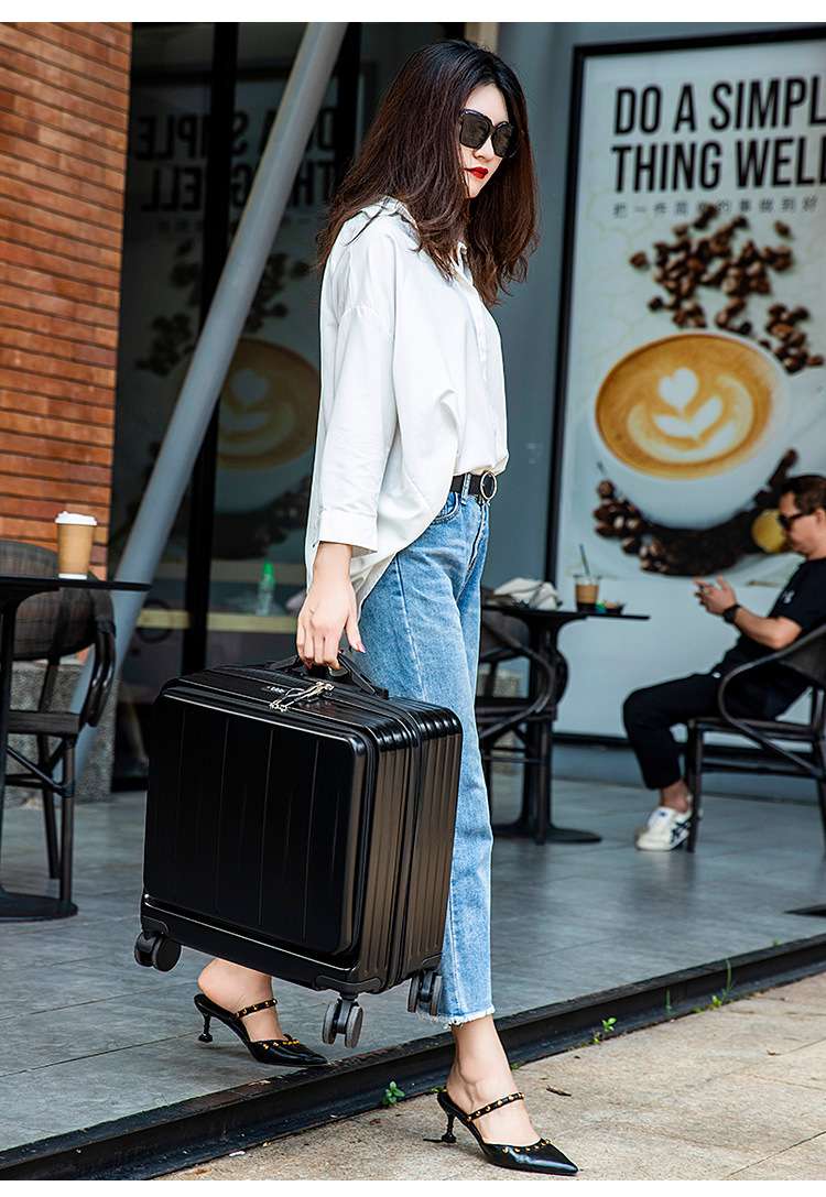 旅行バッグ 多機能フロントオープンキャリー