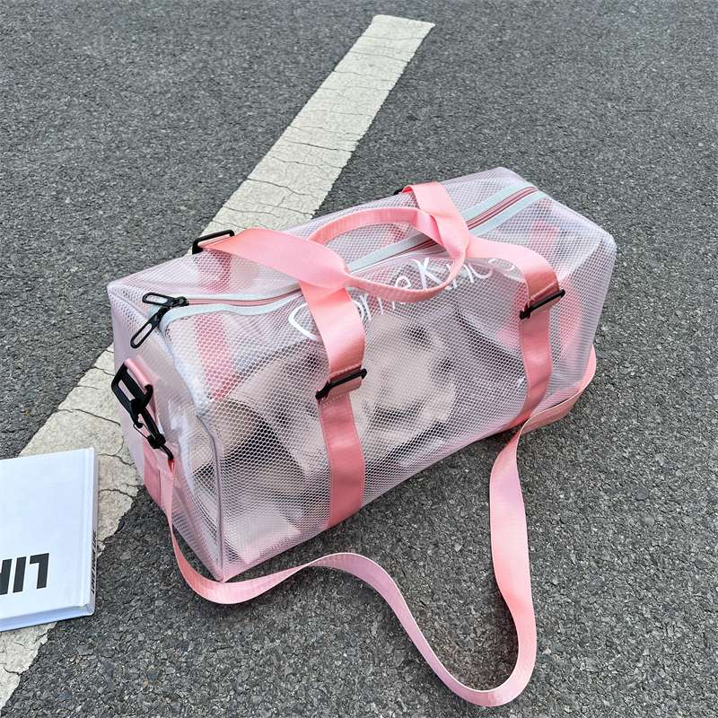 旅行バッグ メッシュ素材トラベルバッグ