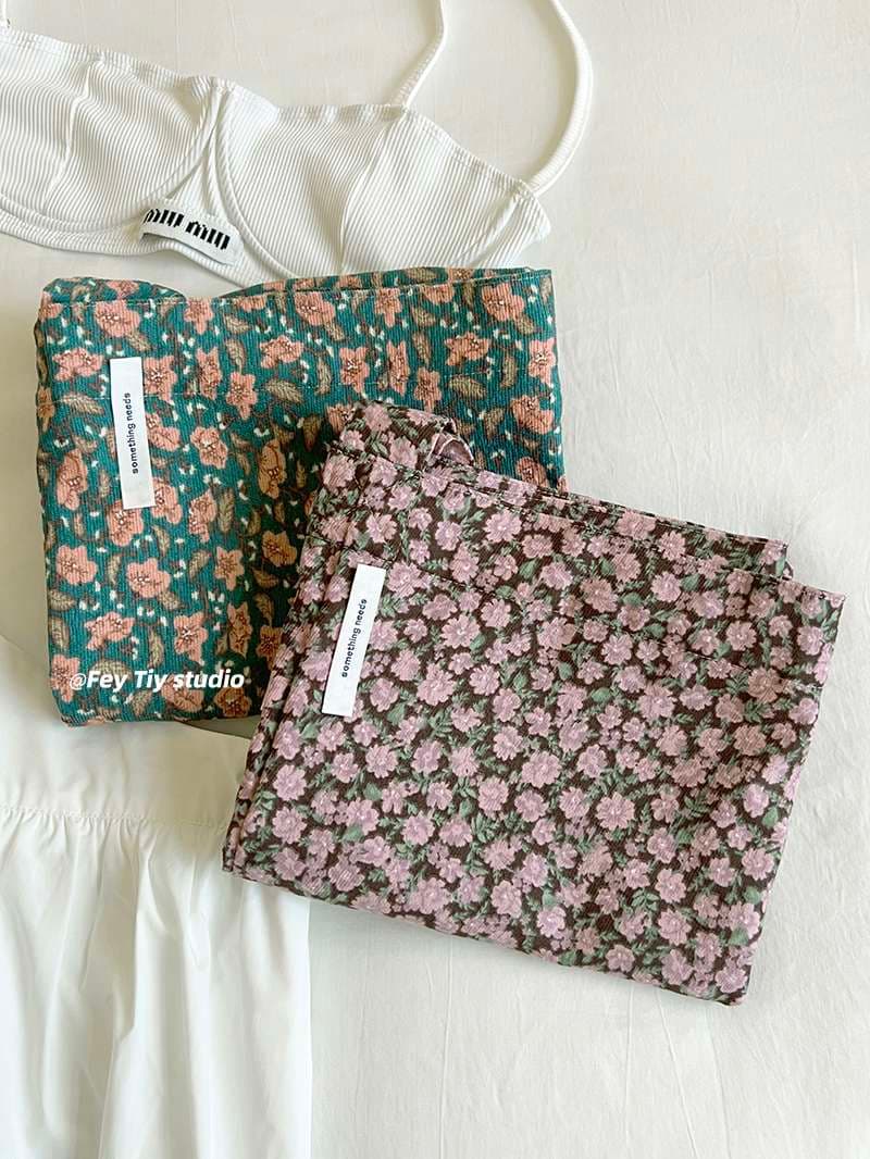 旅行バッグ レトロ花柄 優しさの携帯バッグ